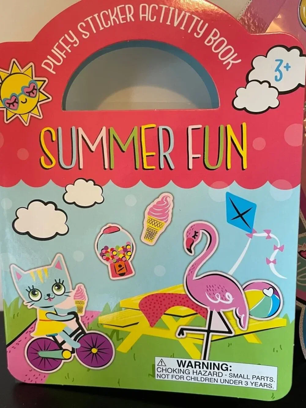 Kids Toys SUMMER Fun Puffy Sticker Activity Book & Stickers Bundle
